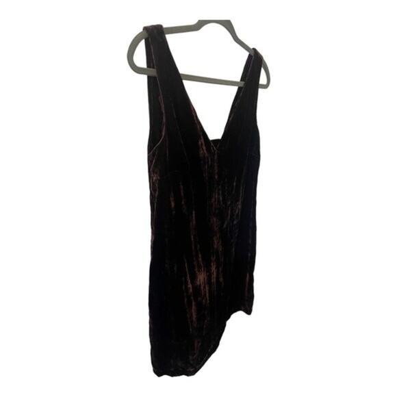 French Connection Theresa Deep Purple Velvet Top  Size 4 - Picture 10 of 11